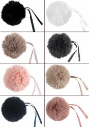 Faux Fur 11cm Pompoms