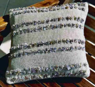 Eyelet Cushion Cover Front