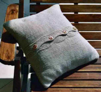 Eyelet Cushion Cover Back