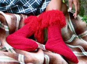Duo Cable Socks