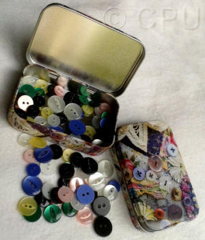 Mender Buttons Tin