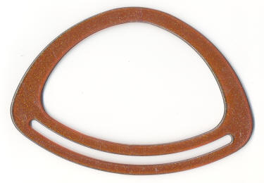 Gold Glitter Curved Handles