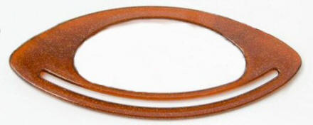 Amber Glitter Fish Eye Handles