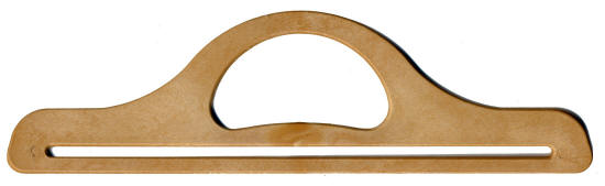 Lighter Wood Effect Straight Handles