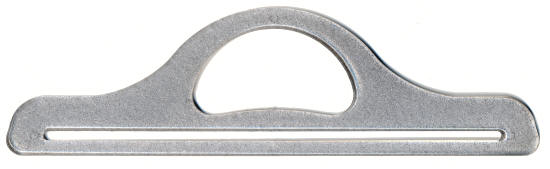 Silver Glitter Straight Handles