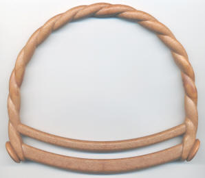 Twist Darker Wood Effect Bag Handles
