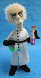 Mad Scientist Mad Scientist knitted toys