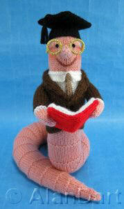Alan Dart Bookworm Bookworm knitted toys