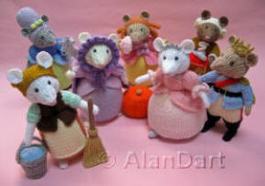 Alan Dart Cinderella Pantomice Cinderella Pantomice knitted toys