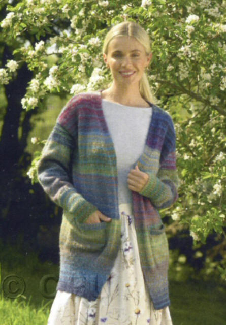 Ladies cardigan in 2 colours.