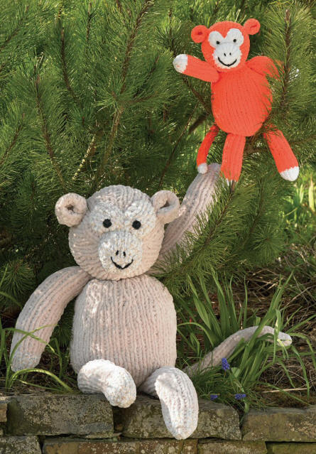 Knitted Toy Monkeys