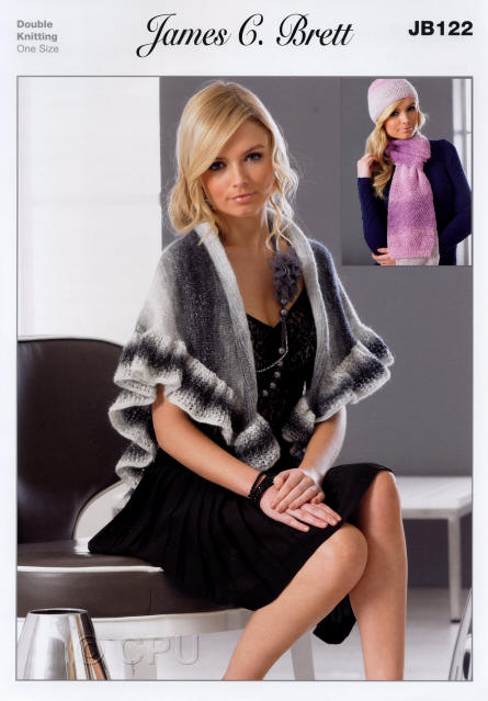 Ladies Hat, Scarf and Wrap