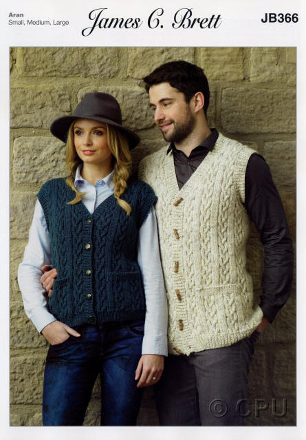 Knitted Mens and Ladies Waistcoats