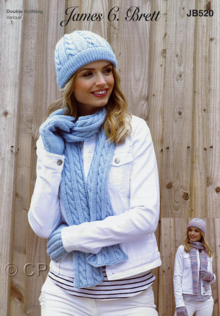 Knitted Hats, Scarves and Gloves