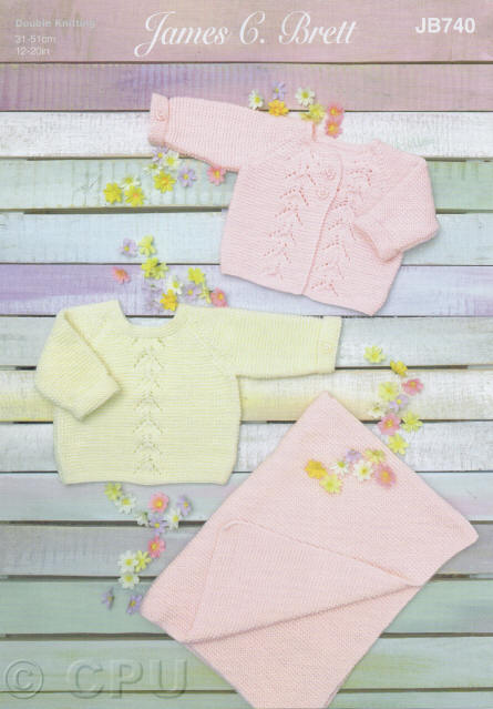 Knitted Cardigan, Sweater and Blanket