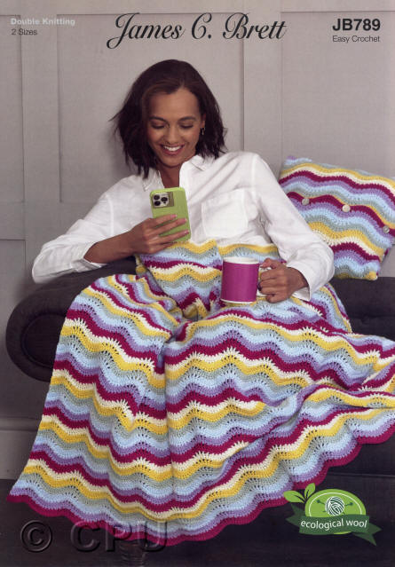 Crochet Blanket and Cushion