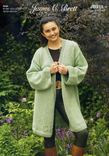 Ladies Long Cardigan 
