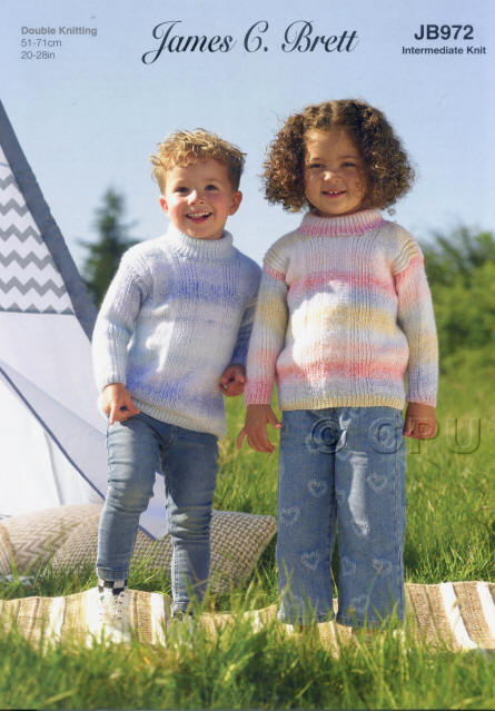 Childrens Knitted Sweaters with long sleeves and roll neck
