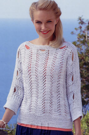 Knitted Ladies 3/4 Sleeve Tops
