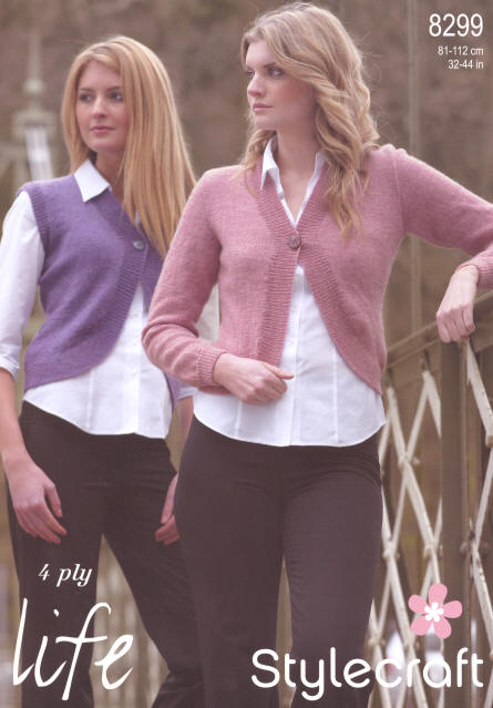  Ladies Cardigan and Waistcoat