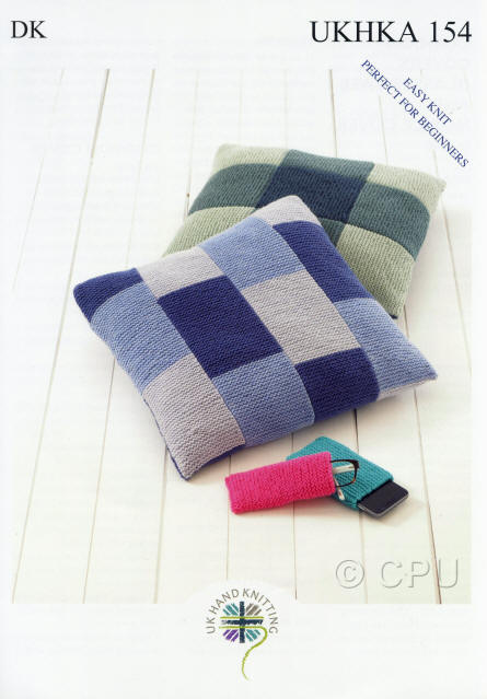 Knitted Cushion Covers, Glasses Case and Mobile Cover