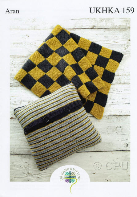Knitted Cushion and Blanket