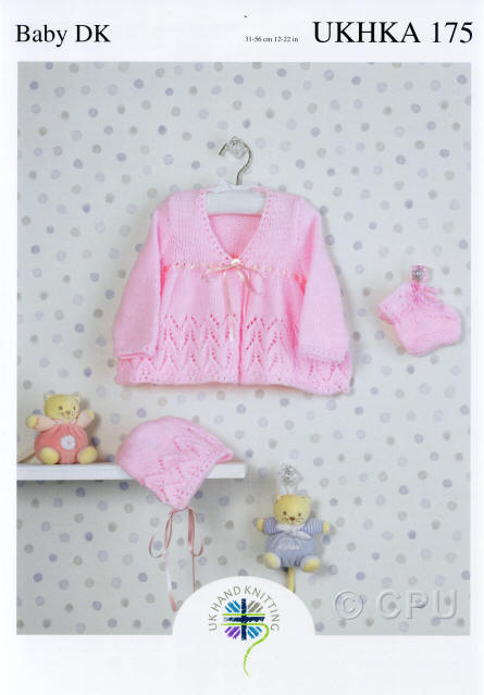 Knitted Matinee Coat and Cardigans