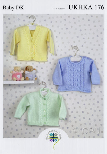 Knitted Matinee Coat and Cardigans