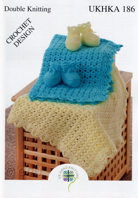 Crochet Blanket & Bootees