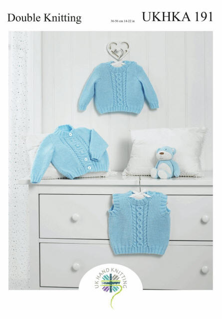 Knitted Slipover, Cardigan & Sweater