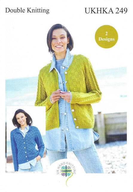 Knitted Ladies Round Neck and Flat Collared Cardigans