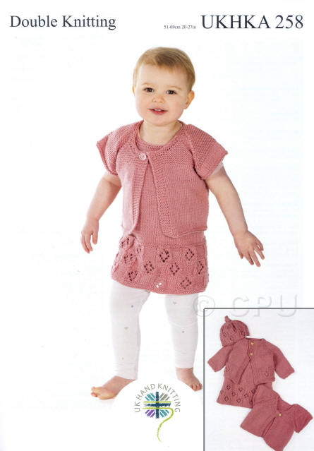 Dress, Cardigans and Hat