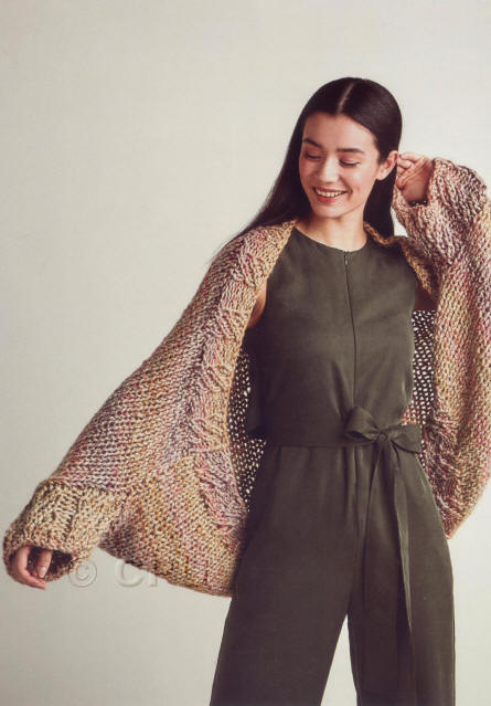 Ladies Cocoon Wrap in Climb (5682)