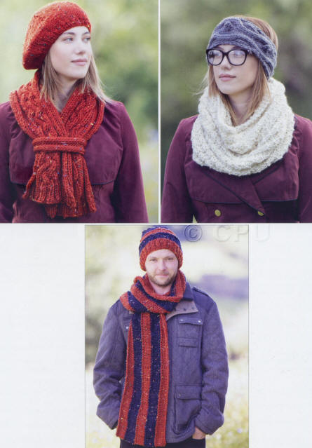 Knitted Adults Hat, Scarf, Beret, Neck Warmer, Head Band, Snood