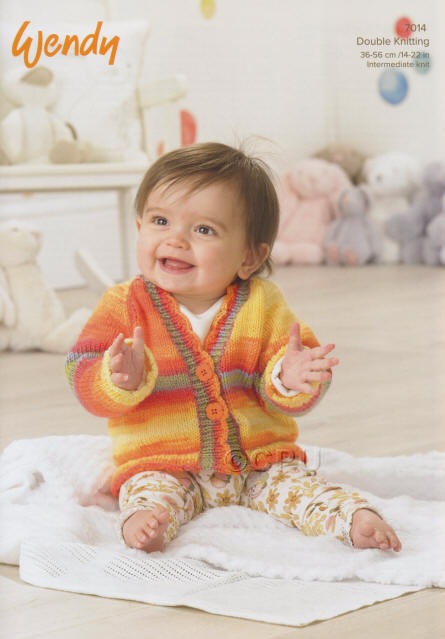 Knitted Cardigan in Wendy Giggles DK 