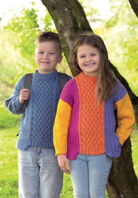 Knitted Cabled Sweaters 