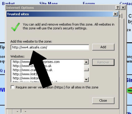 7. Add https://ww4.aitsafe.com