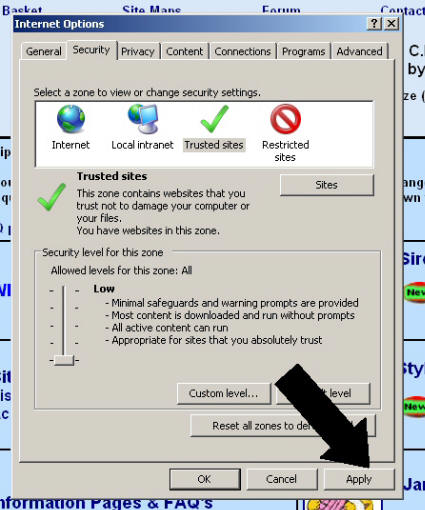 12. Click Apply