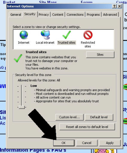 13. Click OK