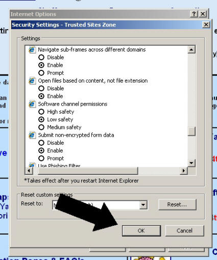 10. Click OK