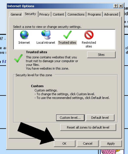 12. Click OK